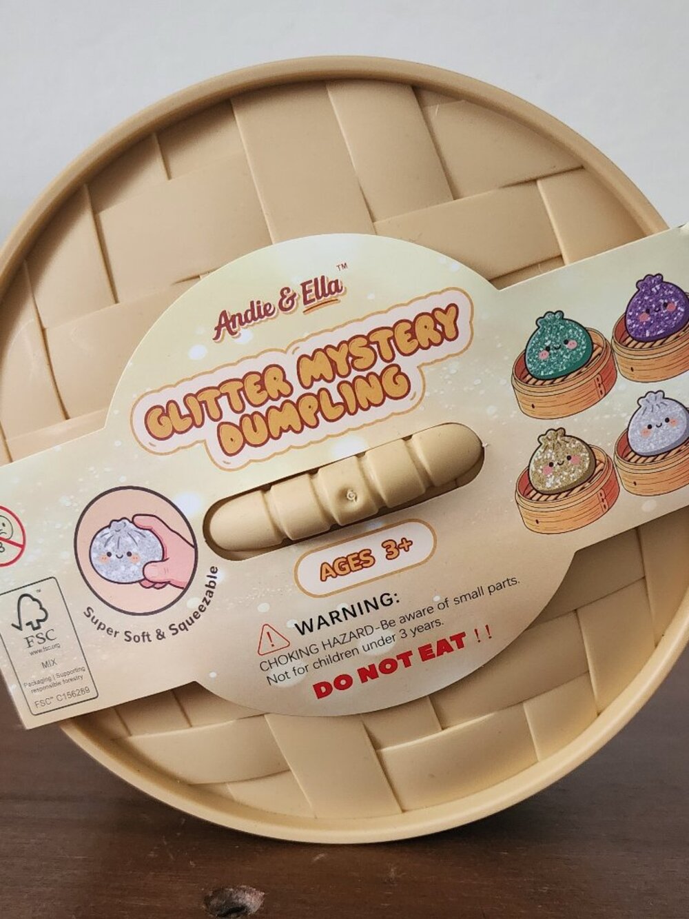 Andie & Ella 7" Mystery Dumpling Blind Pack Squeezable Toy, Ages 3
